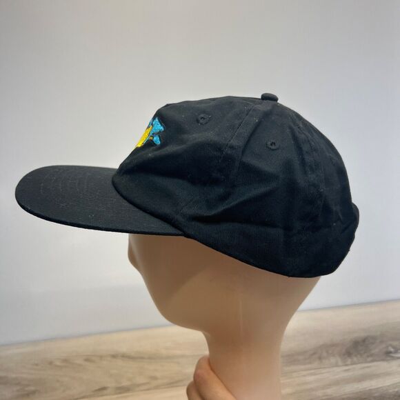 GRIZZLY GRIPTAPE Hat BEAR SNAPBACK Baseball Cap Skate Skating Sk8 OSFM Black - Picture 2 of 7